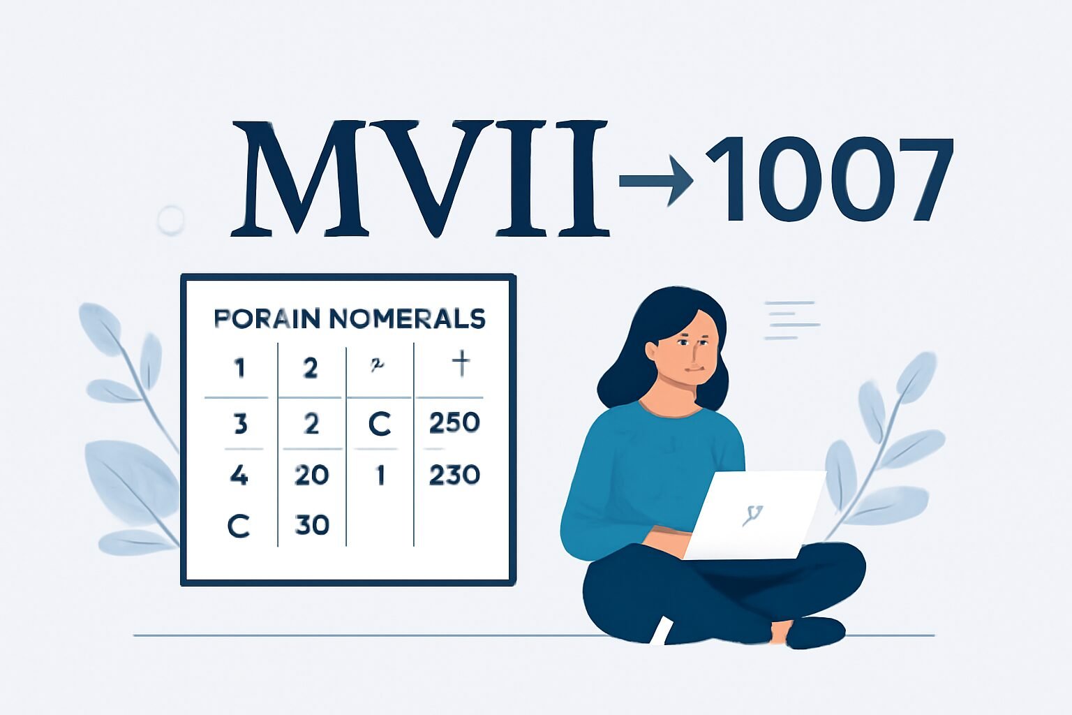 Roman Numerals: 1007