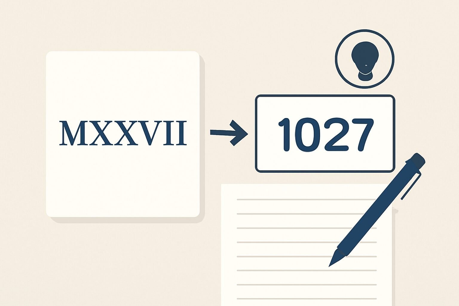 Roman Numerals: 1027