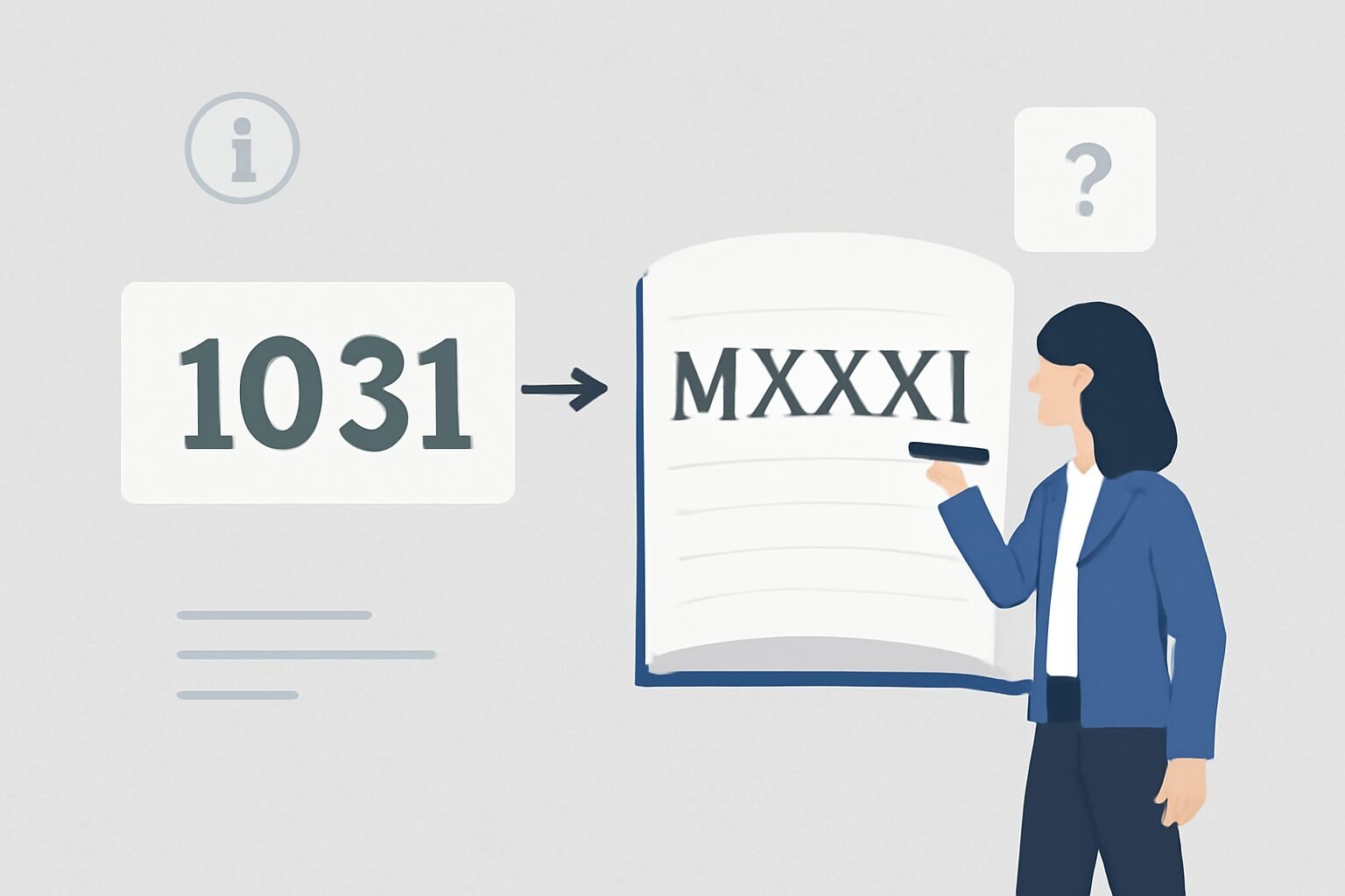 Roman Numerals: 1031