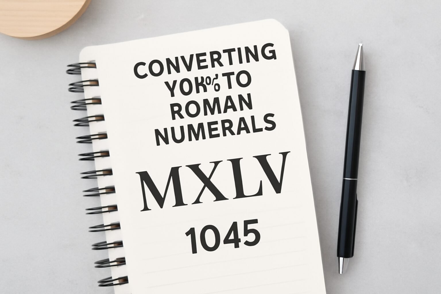 Roman Numerals: 1045