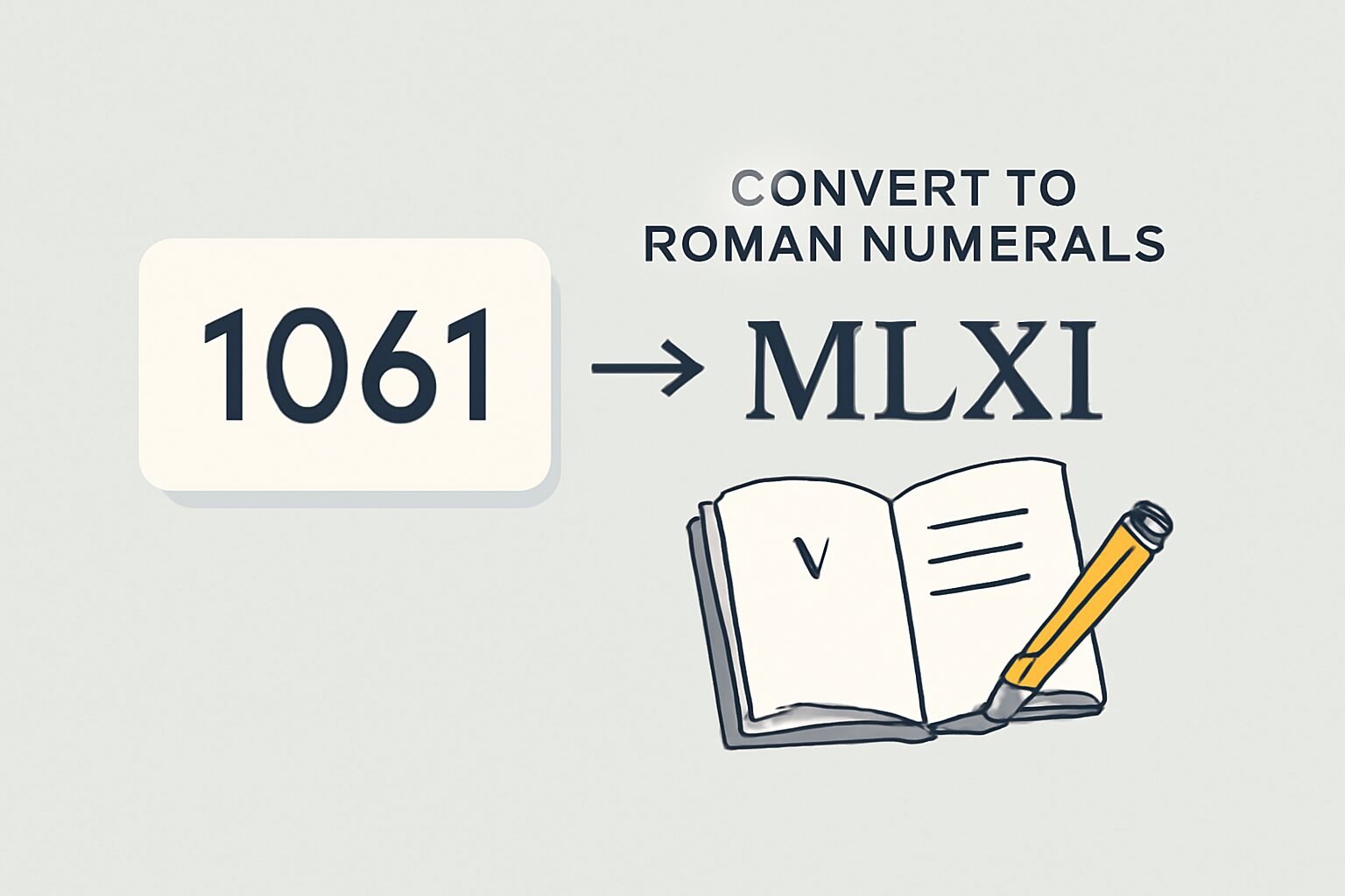 Roman Numerals: 1061