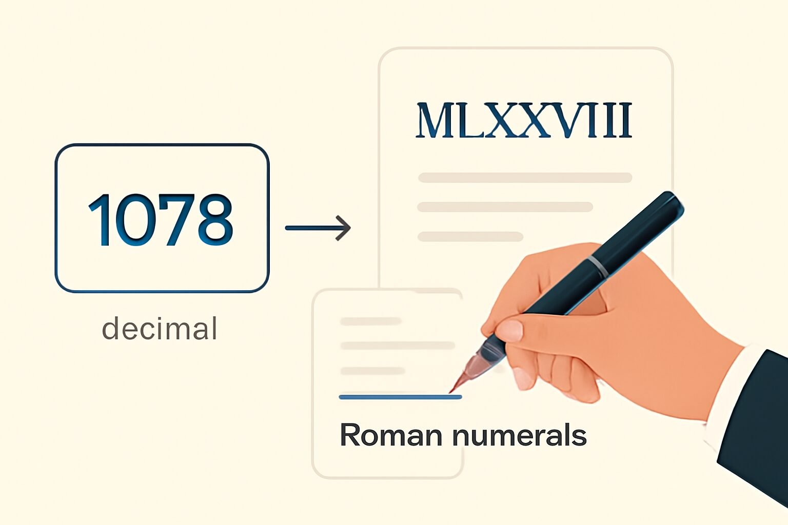 Roman Numerals: 1078