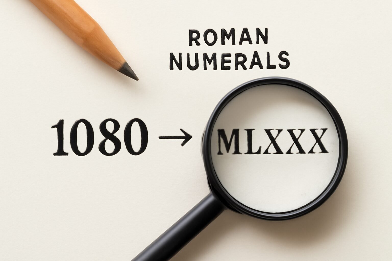 Roman Numerals: 1080