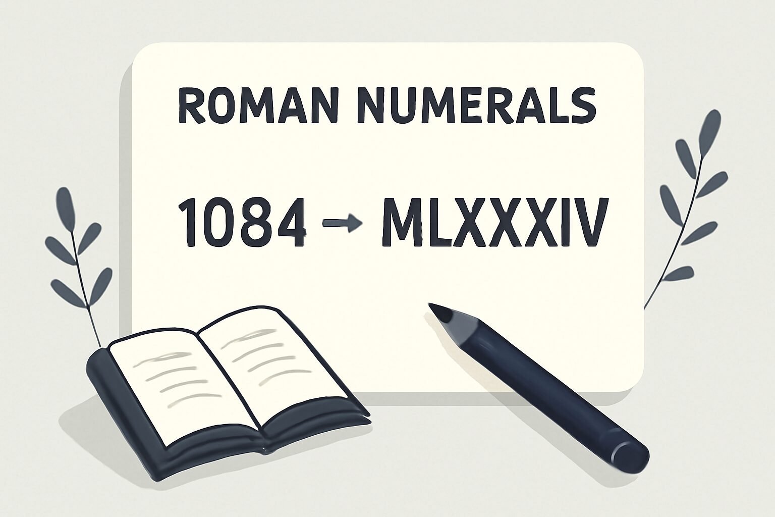 Roman Numerals: 1084