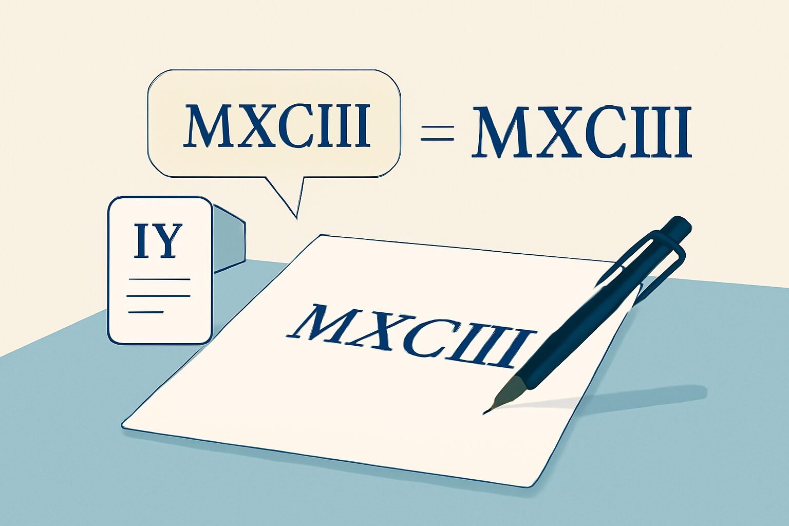 Roman Numerals: 1093