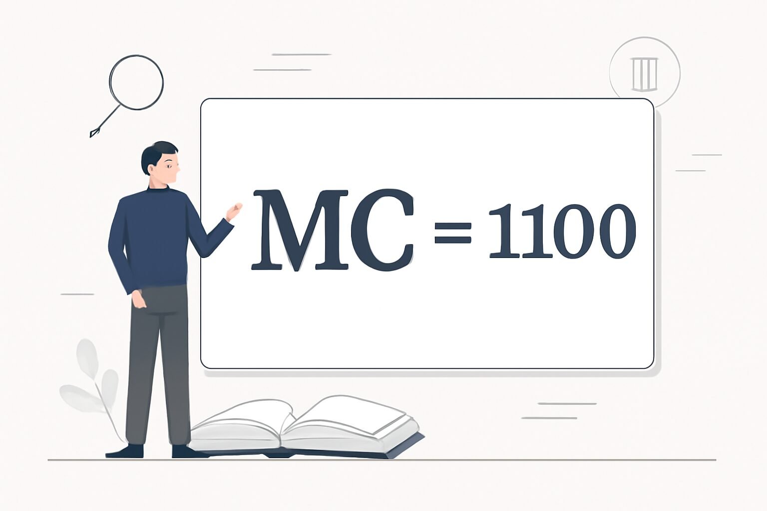 Roman Numerals: 1100