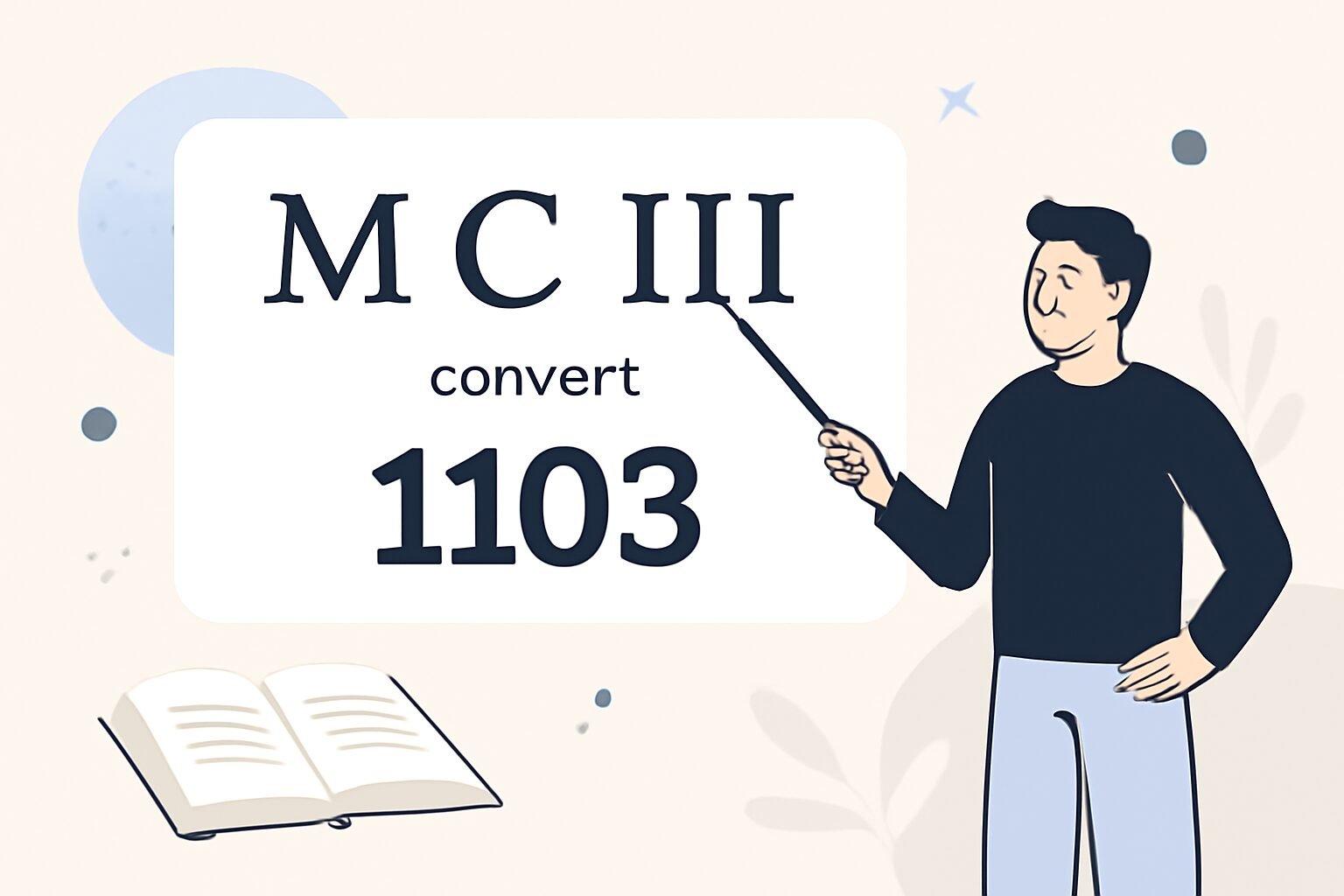 Roman Numerals: 1103
