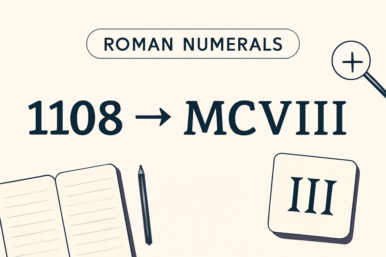 Roman Numerals: 1108