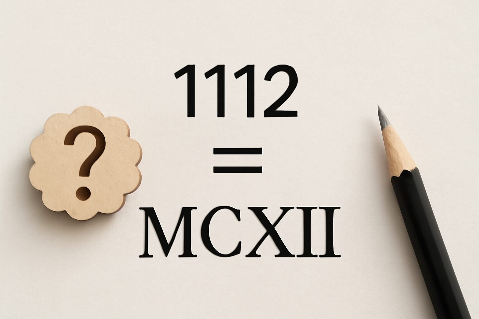 Roman Numerals: 1112