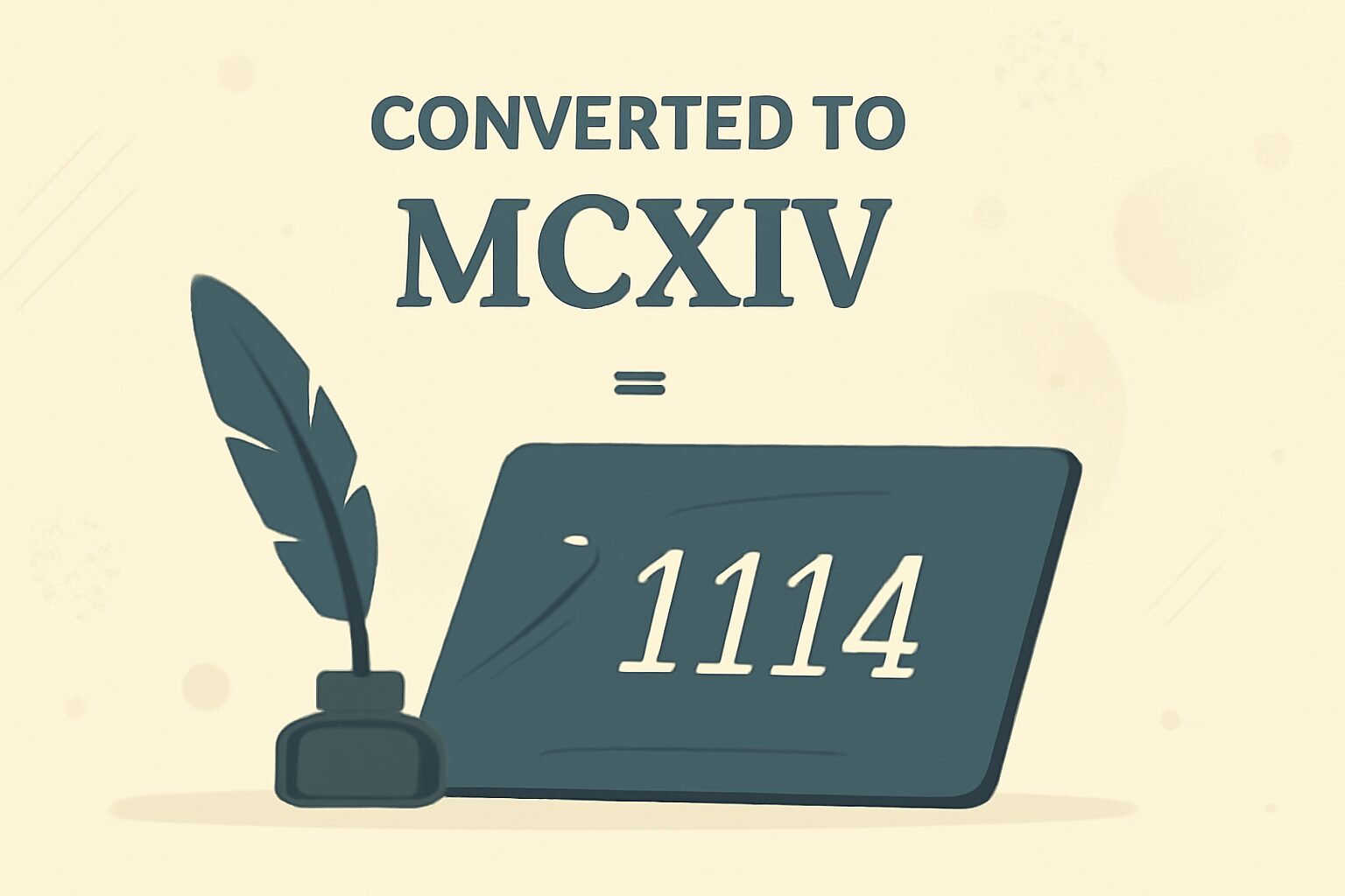 Roman Numerals: 1114