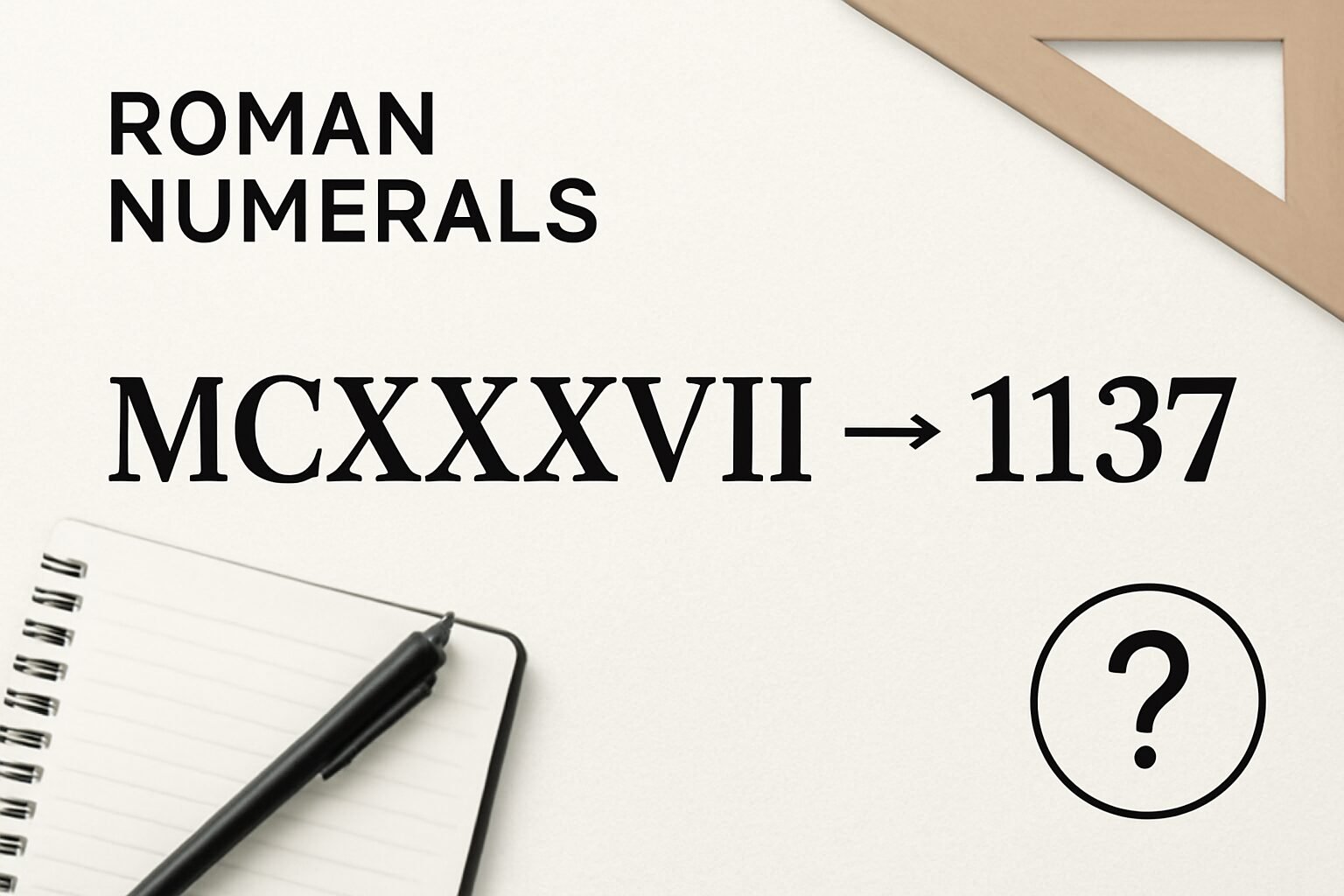 Roman Numerals: 1137