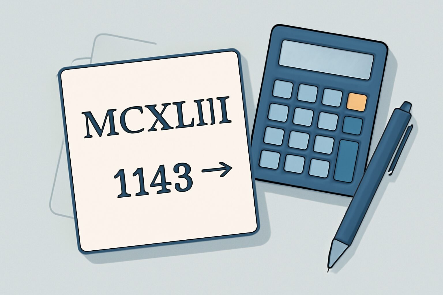 Roman Numerals: 1143