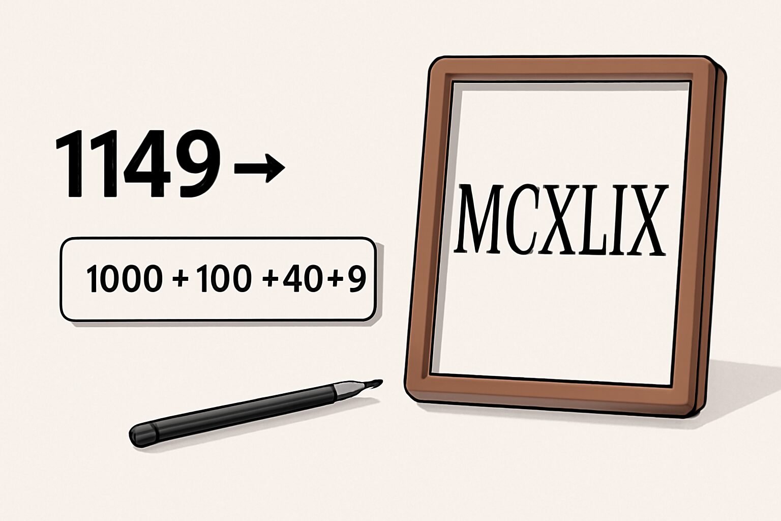 Roman Numerals: 1149