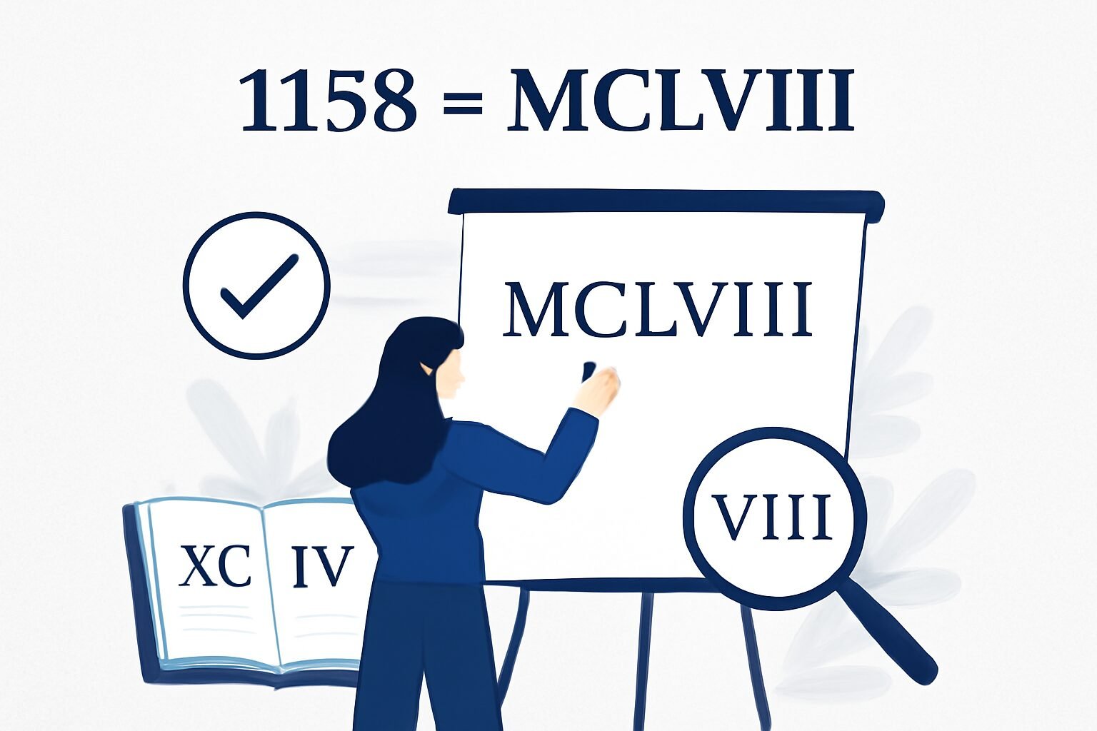 Roman Numerals: 1158