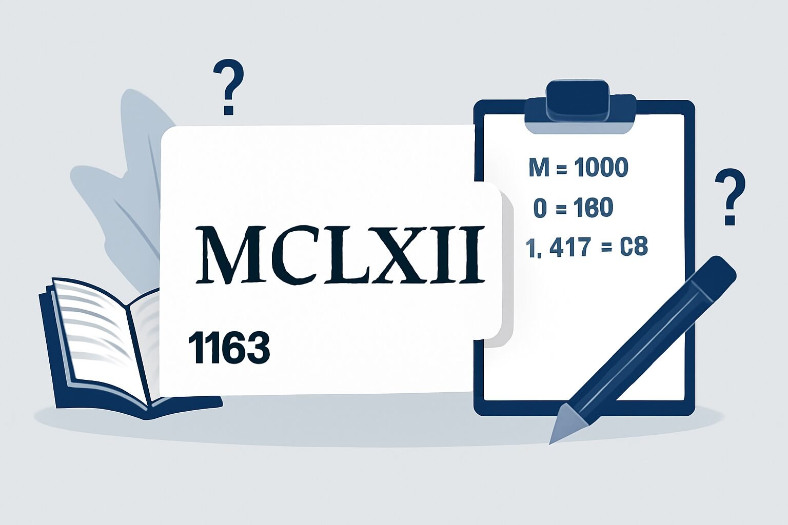 Roman Numerals: 1163