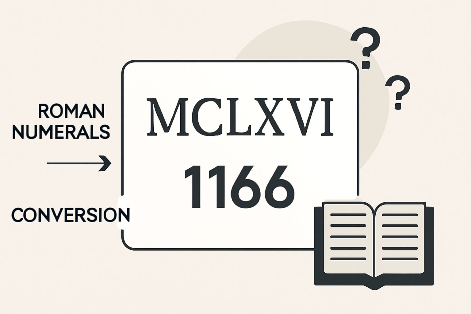 Roman Numerals: 1166