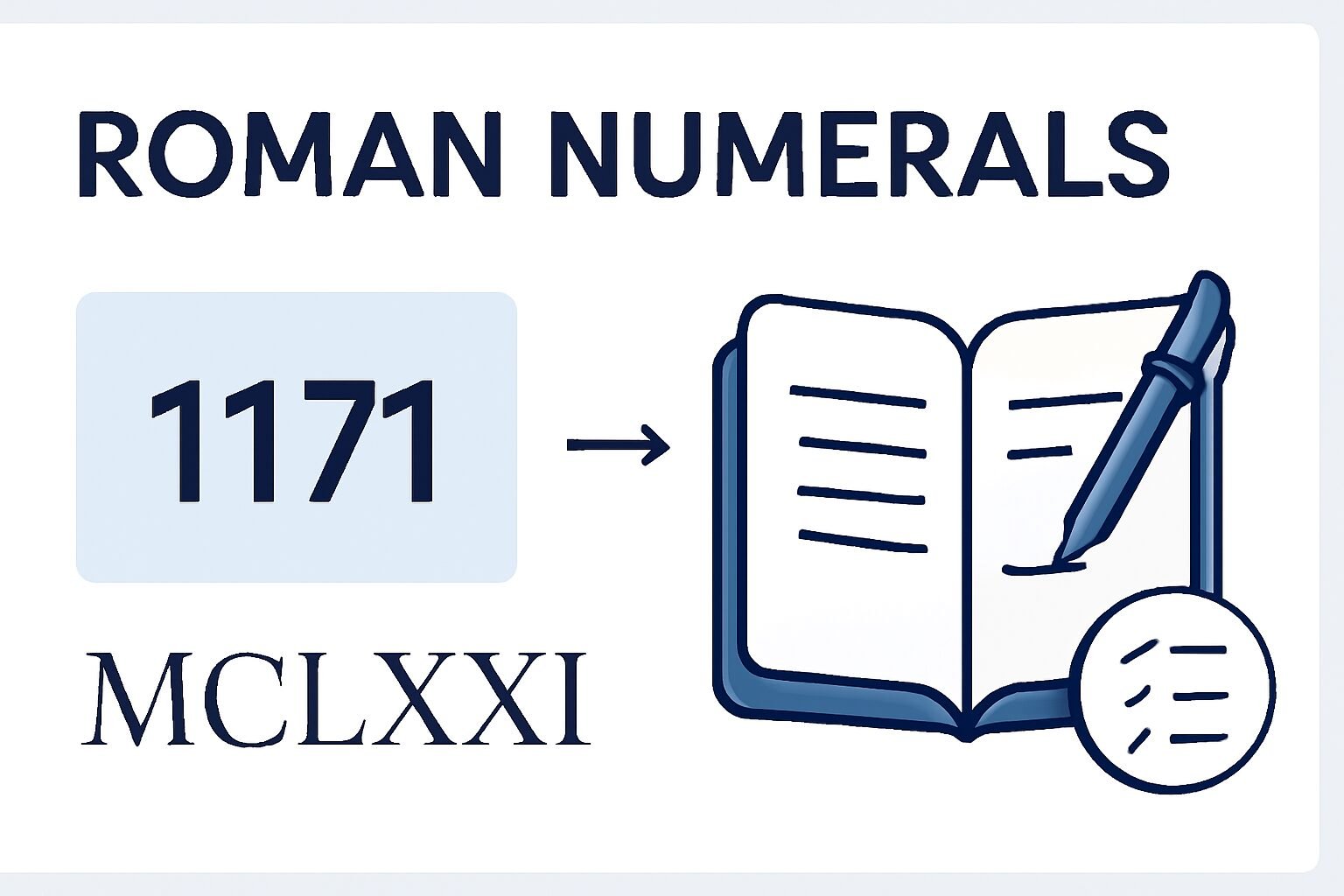 Roman Numerals: 1171