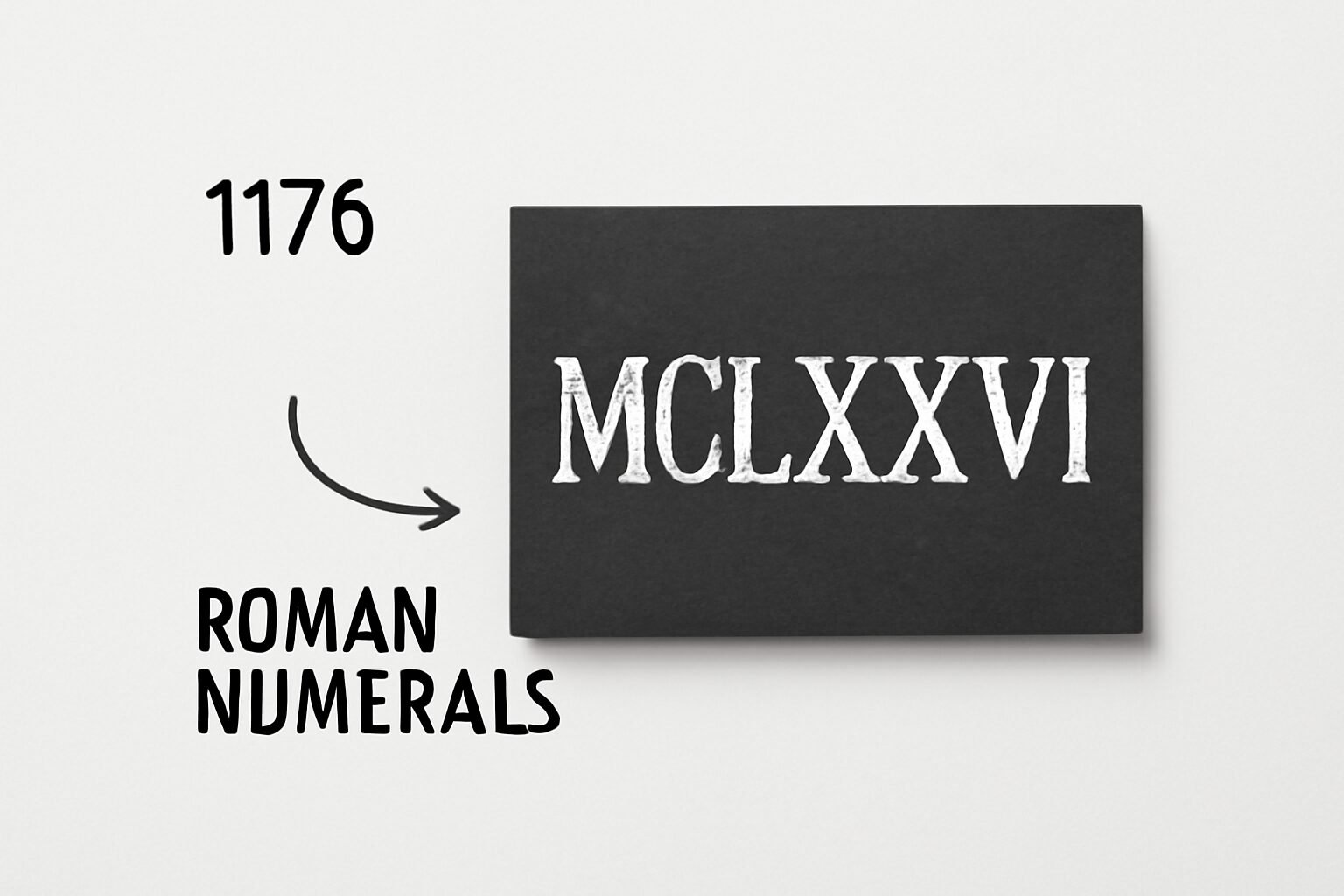 Roman Numerals: 1176