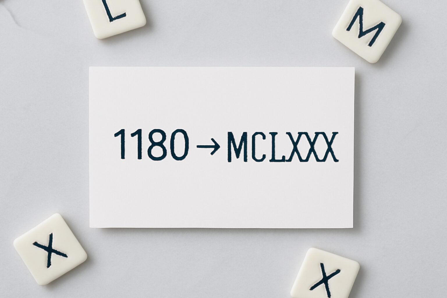 Roman Numerals: 1180