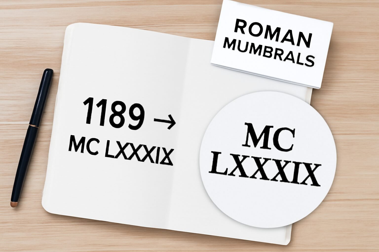 Roman Numerals: 1189