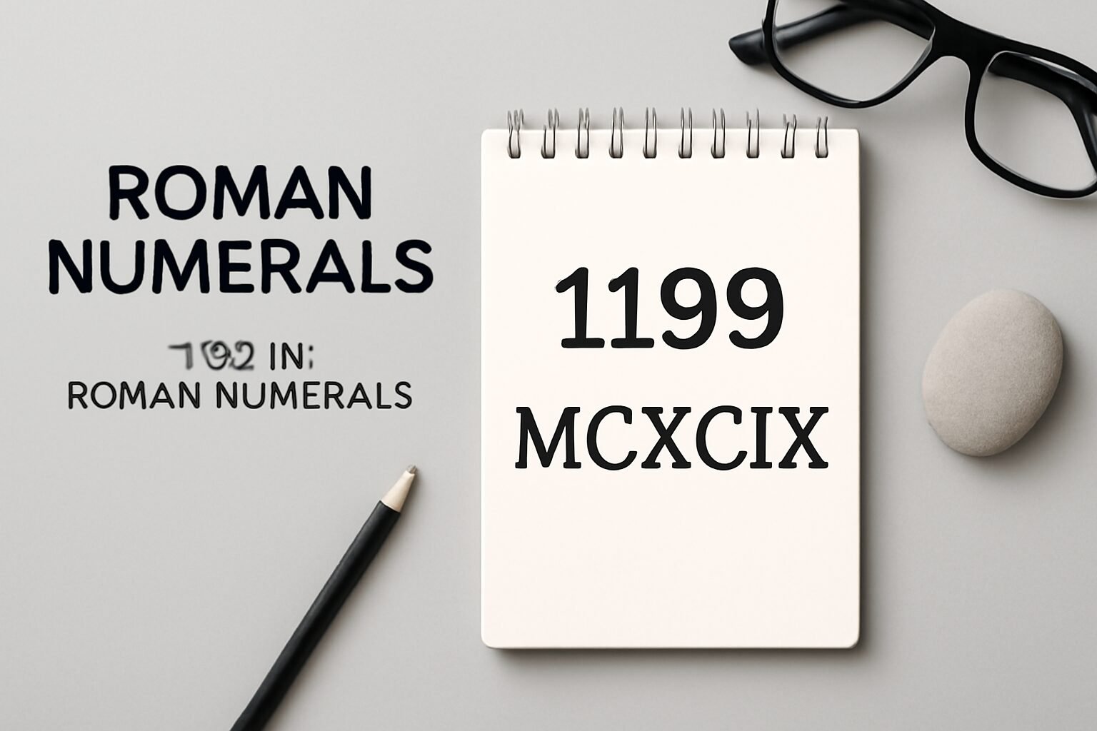 Roman Numerals: 1199