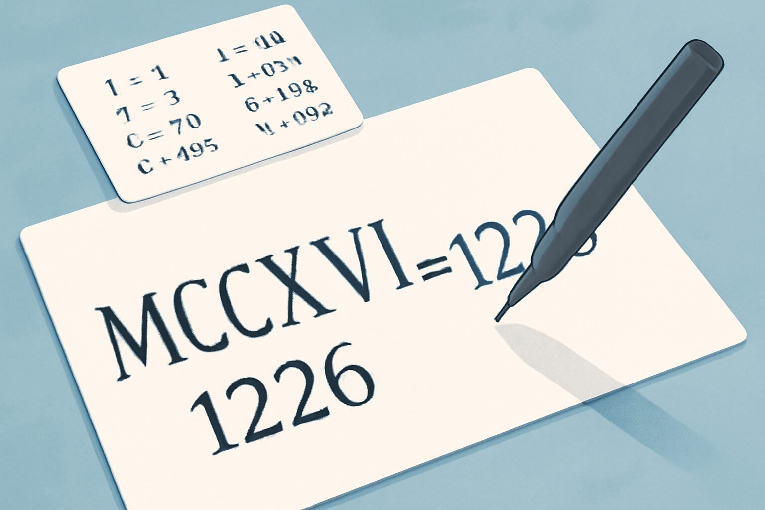 Roman Numerals: 1226
