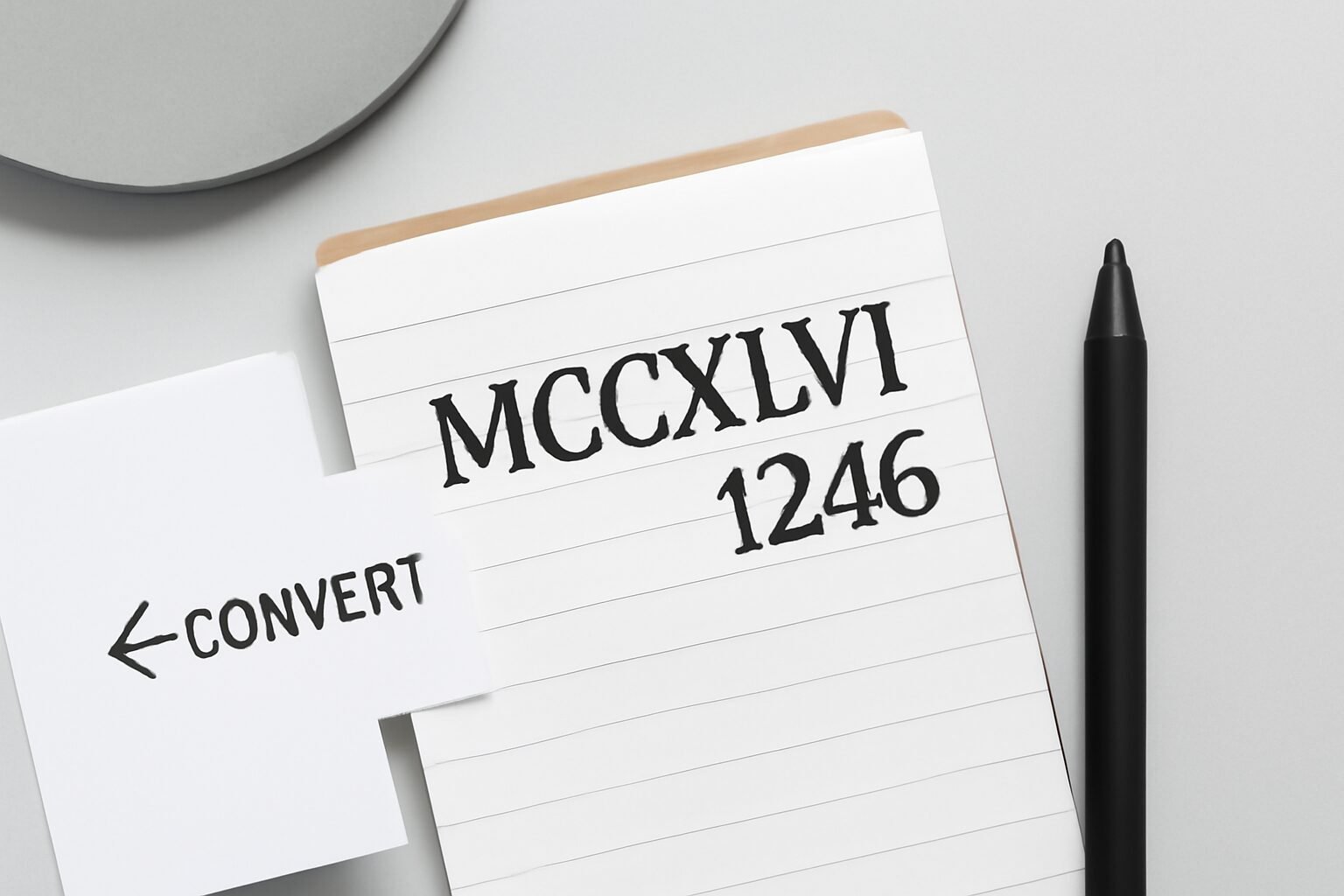 Roman Numerals: 1246