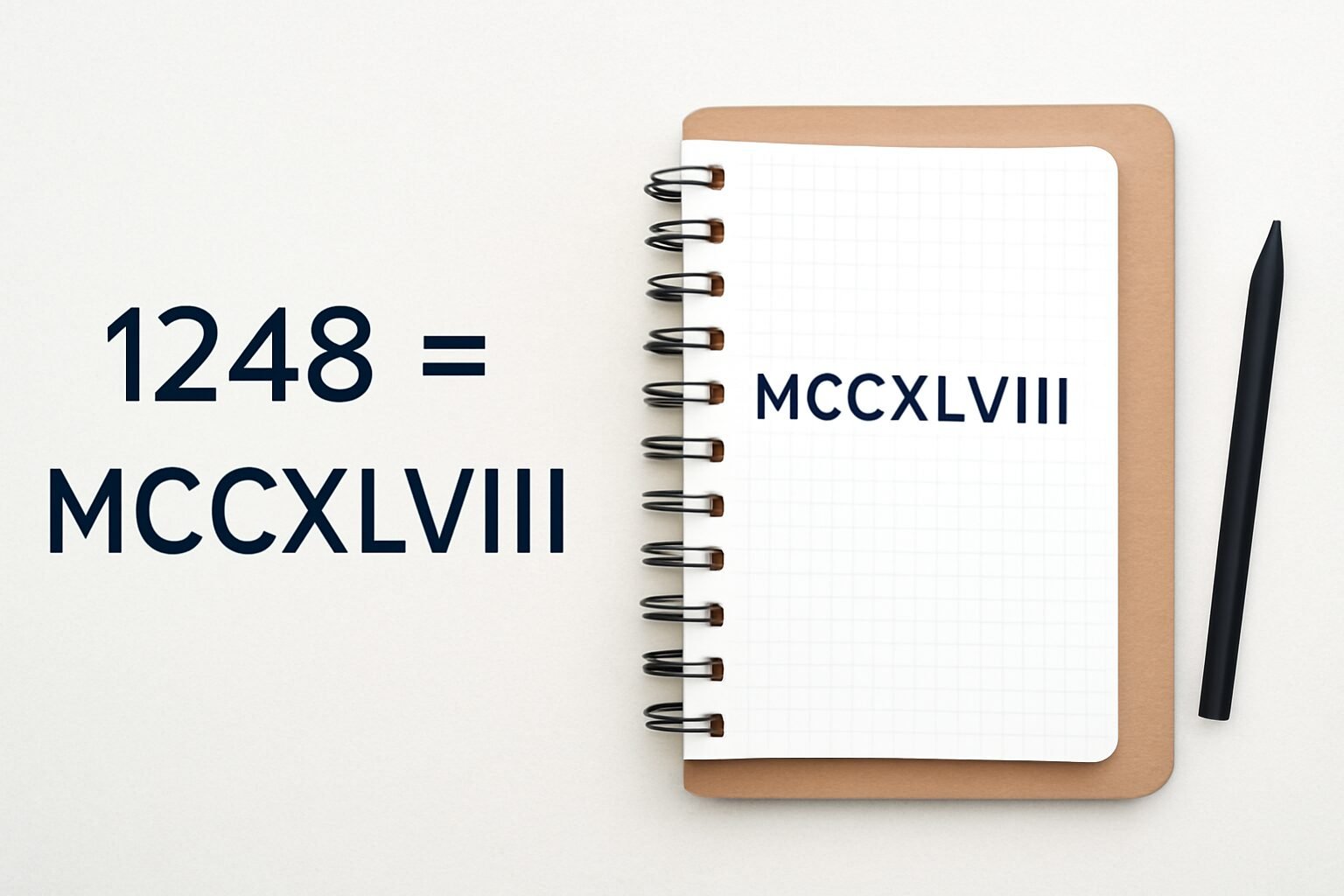 Roman Numerals: 1248