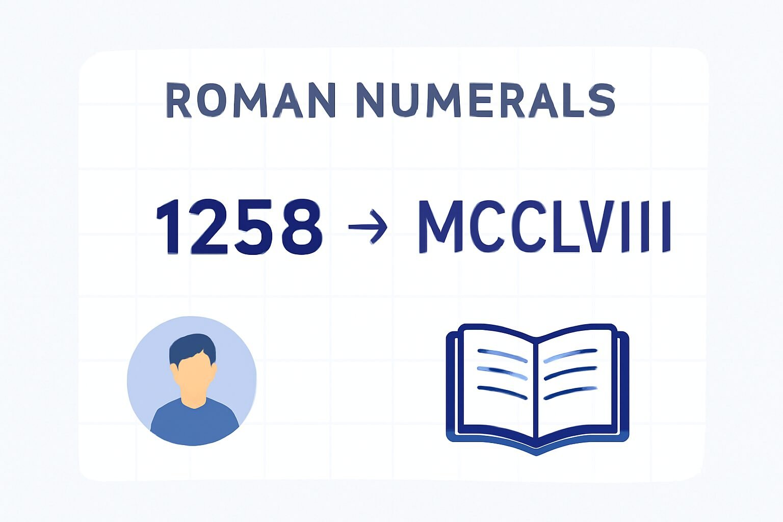 Roman Numerals: 1258