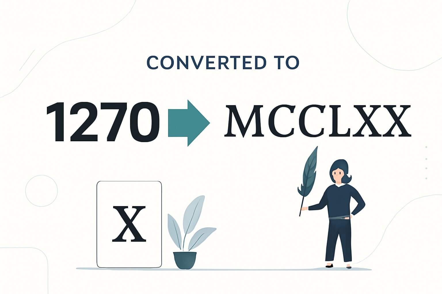 Roman Numerals: 1270