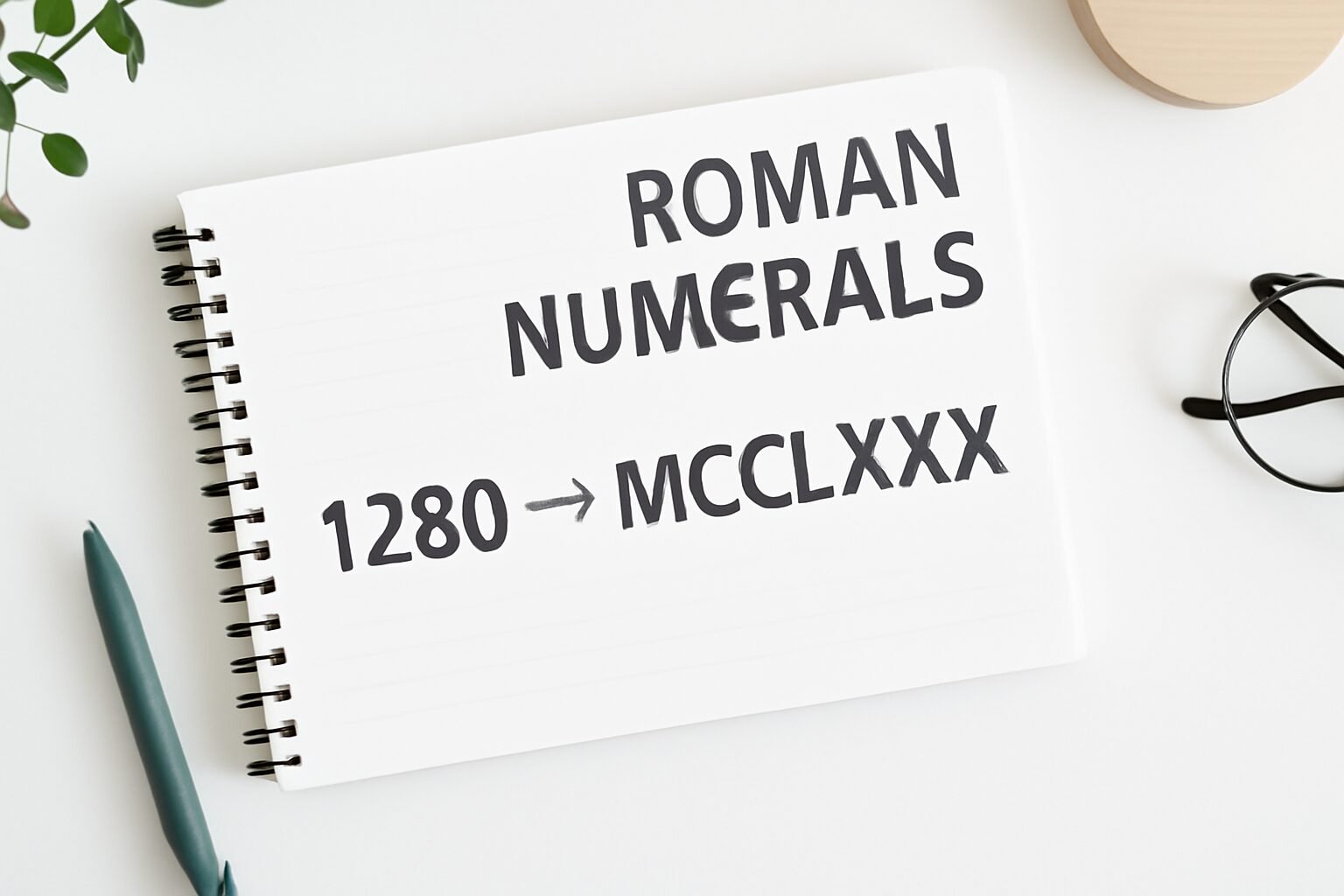 Roman Numerals: 1280