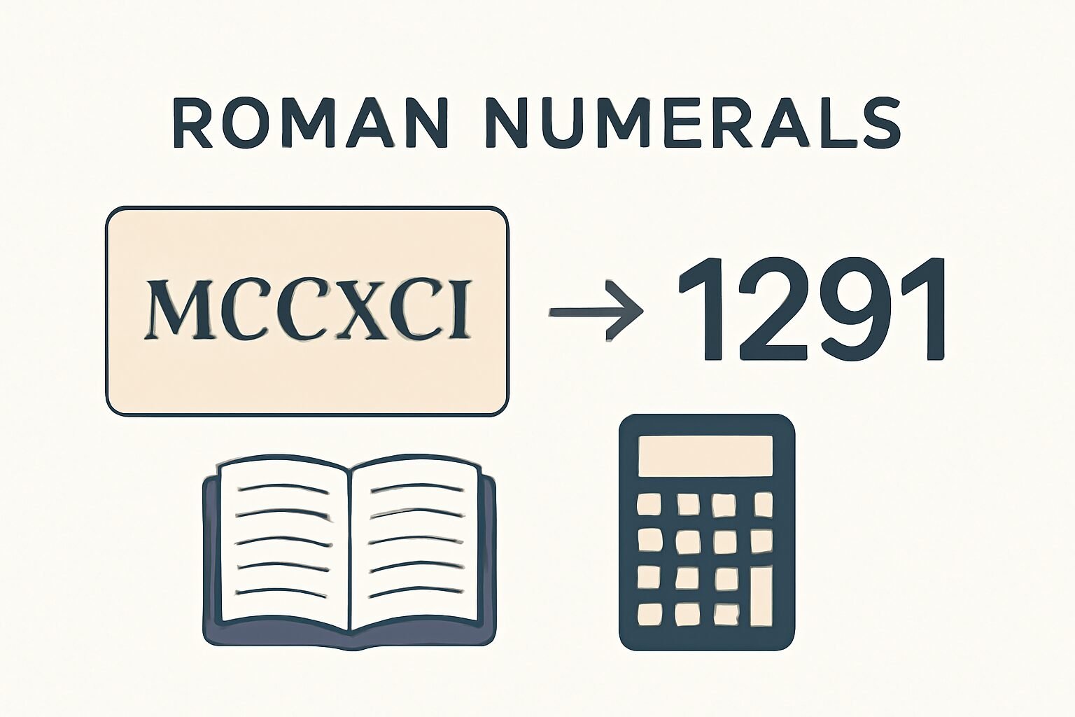 Roman Numerals: 1291