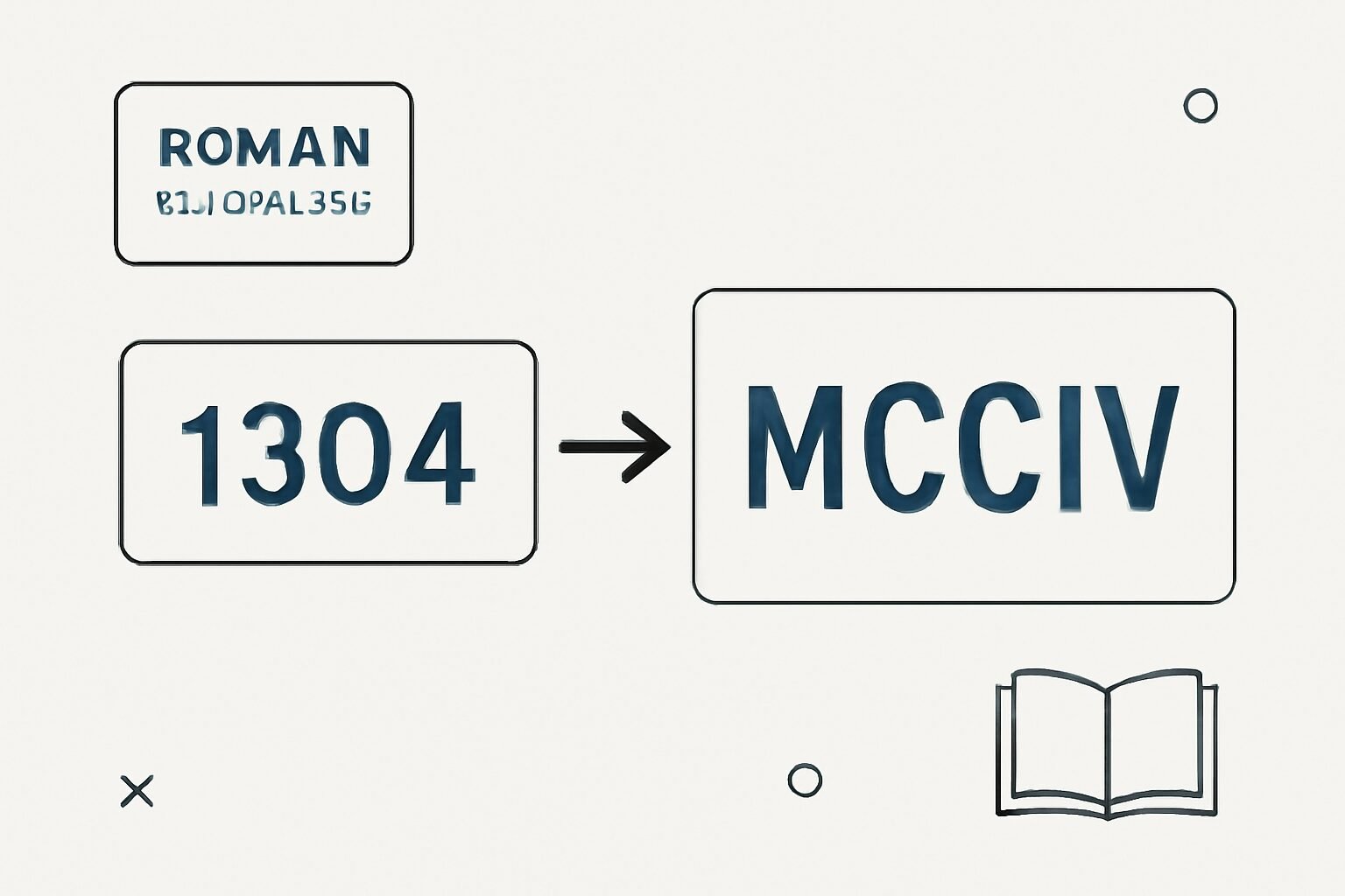 Roman Numerals: 1304