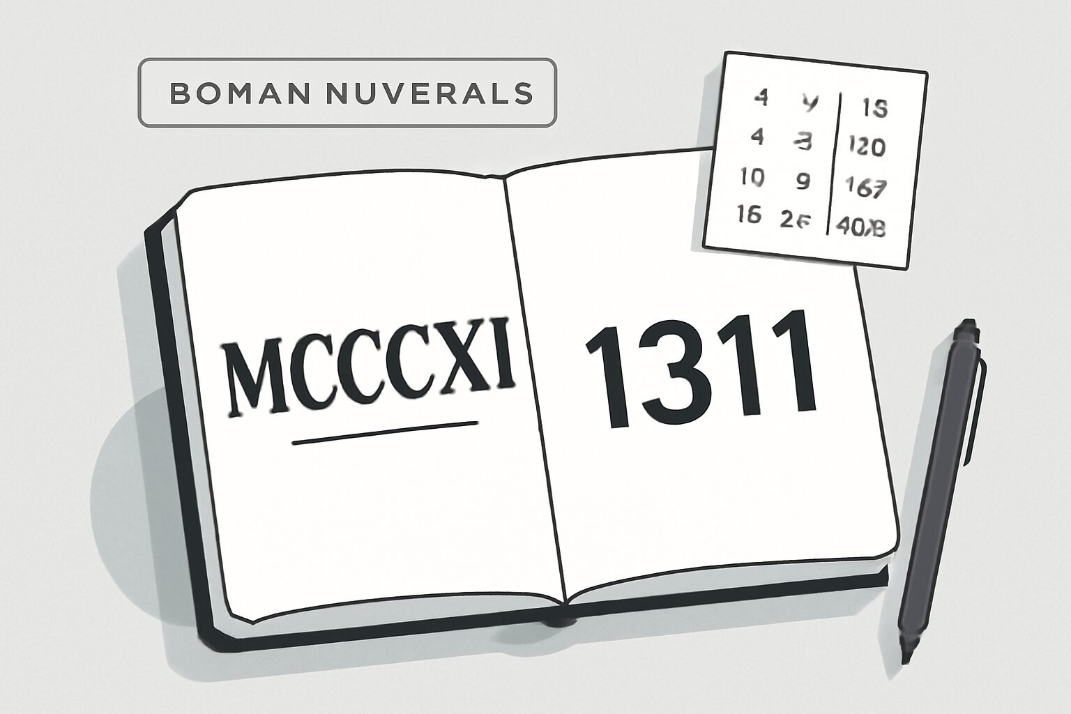 Roman Numerals: 1311