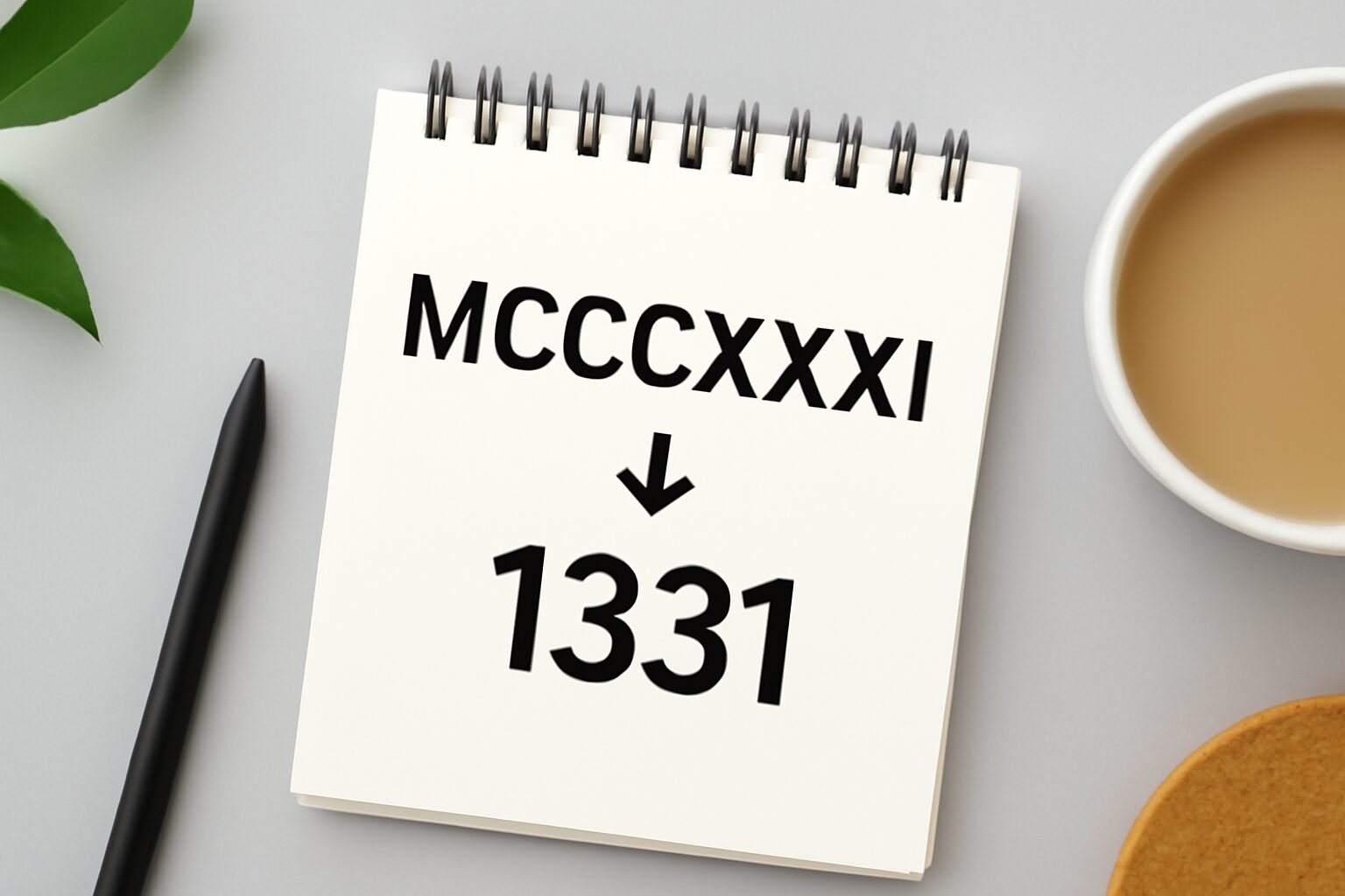 Roman Numerals: 1331