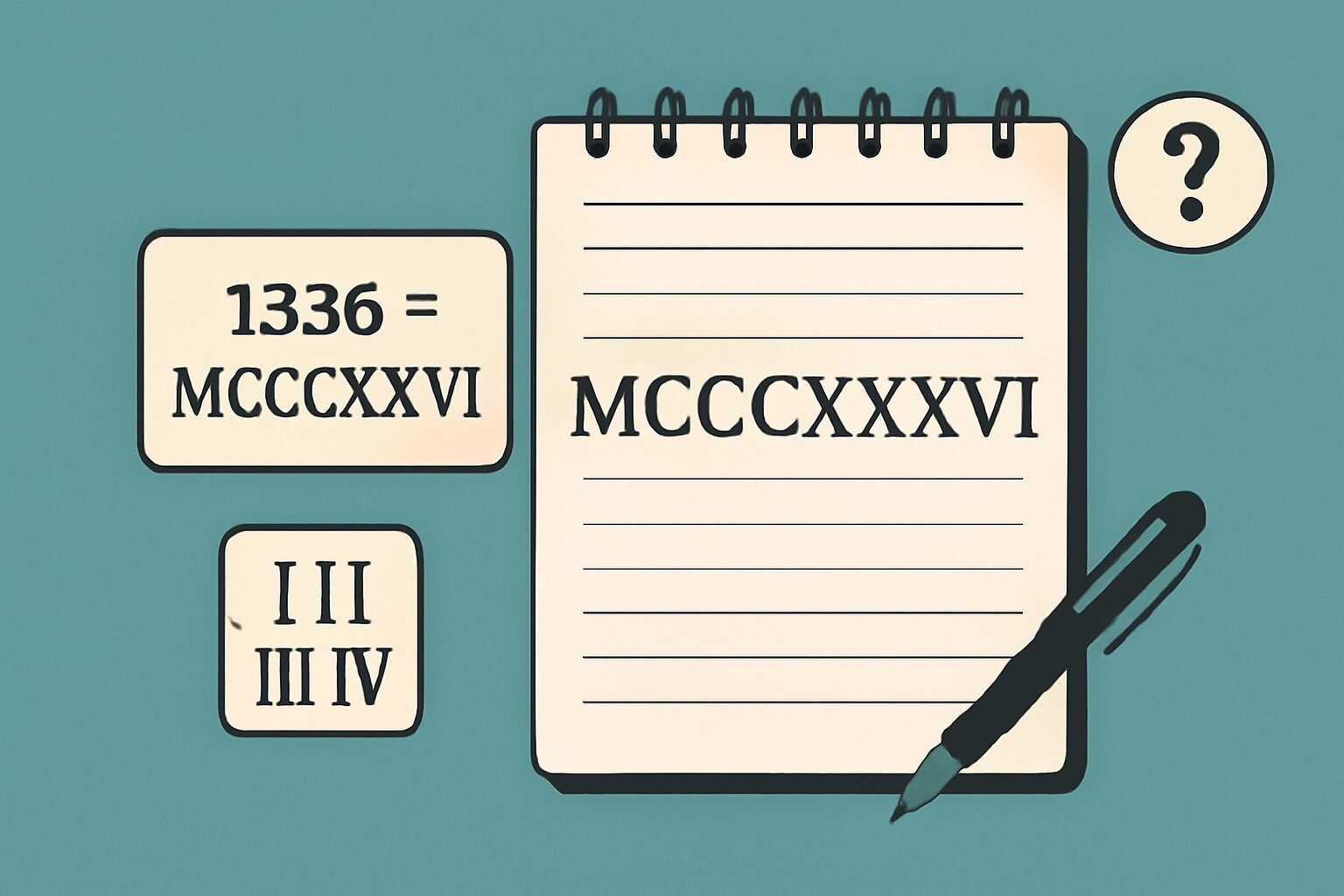 Roman Numerals: 1336