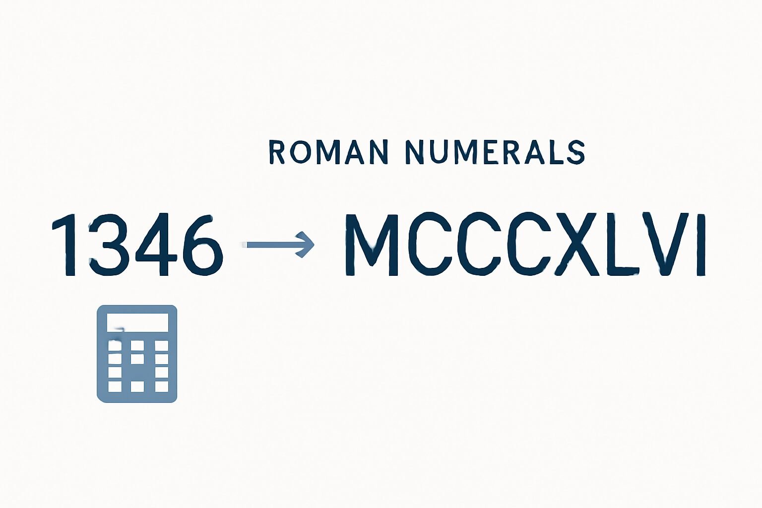 Roman Numerals: 1346