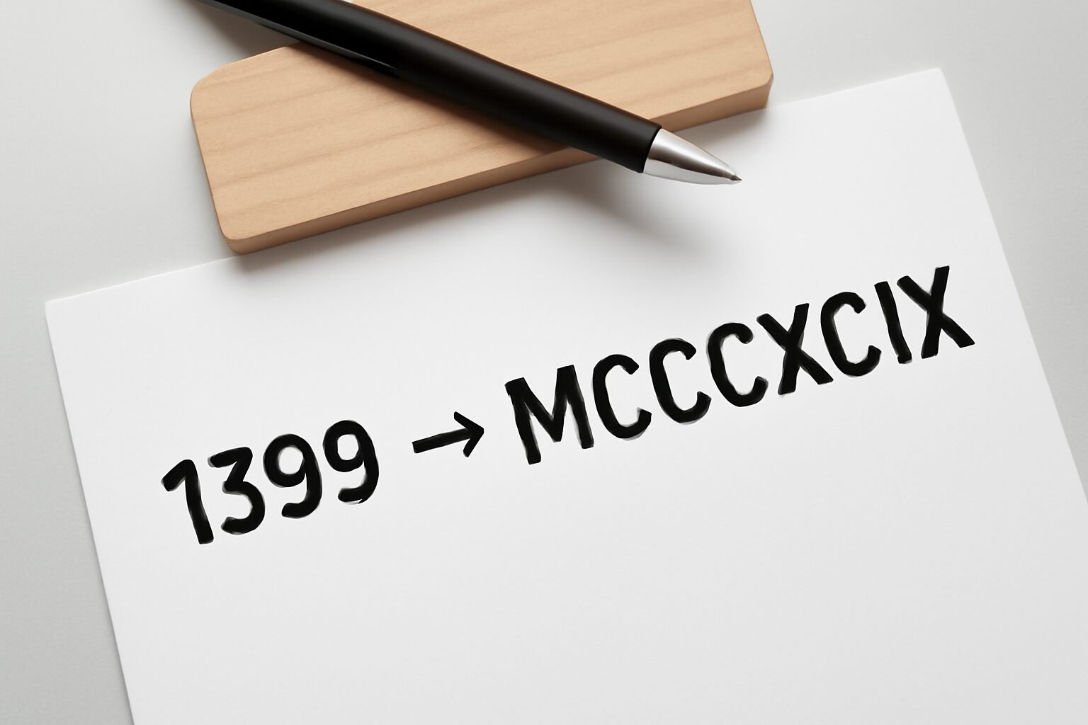 Roman Numerals: 1399