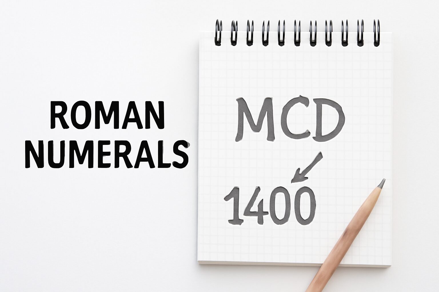 Roman Numerals: 1400