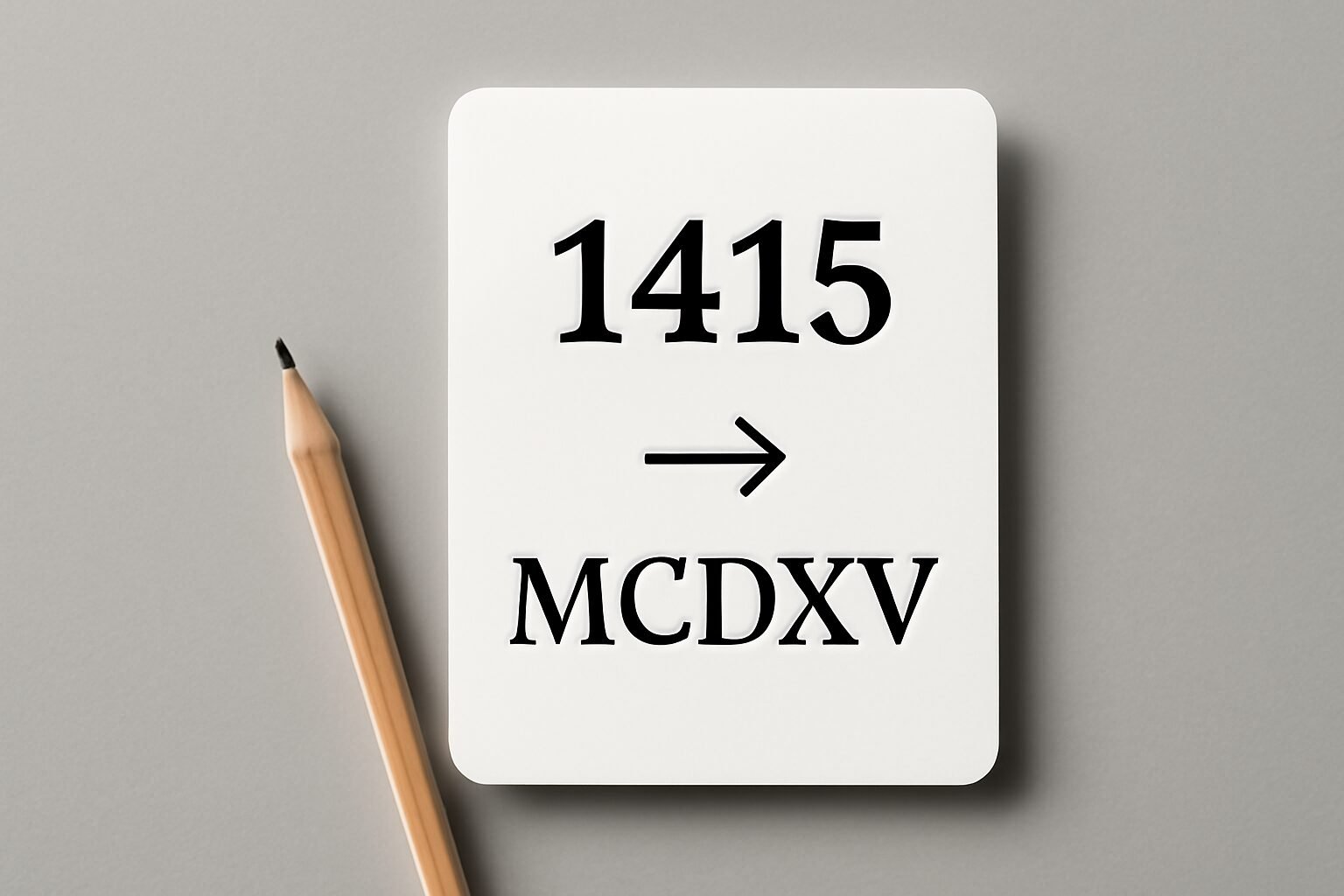 Roman Numerals: 1415