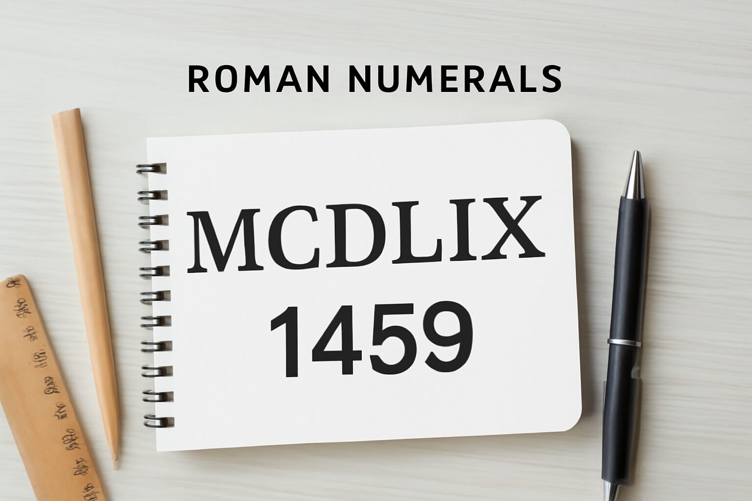 Roman Numerals: 1459