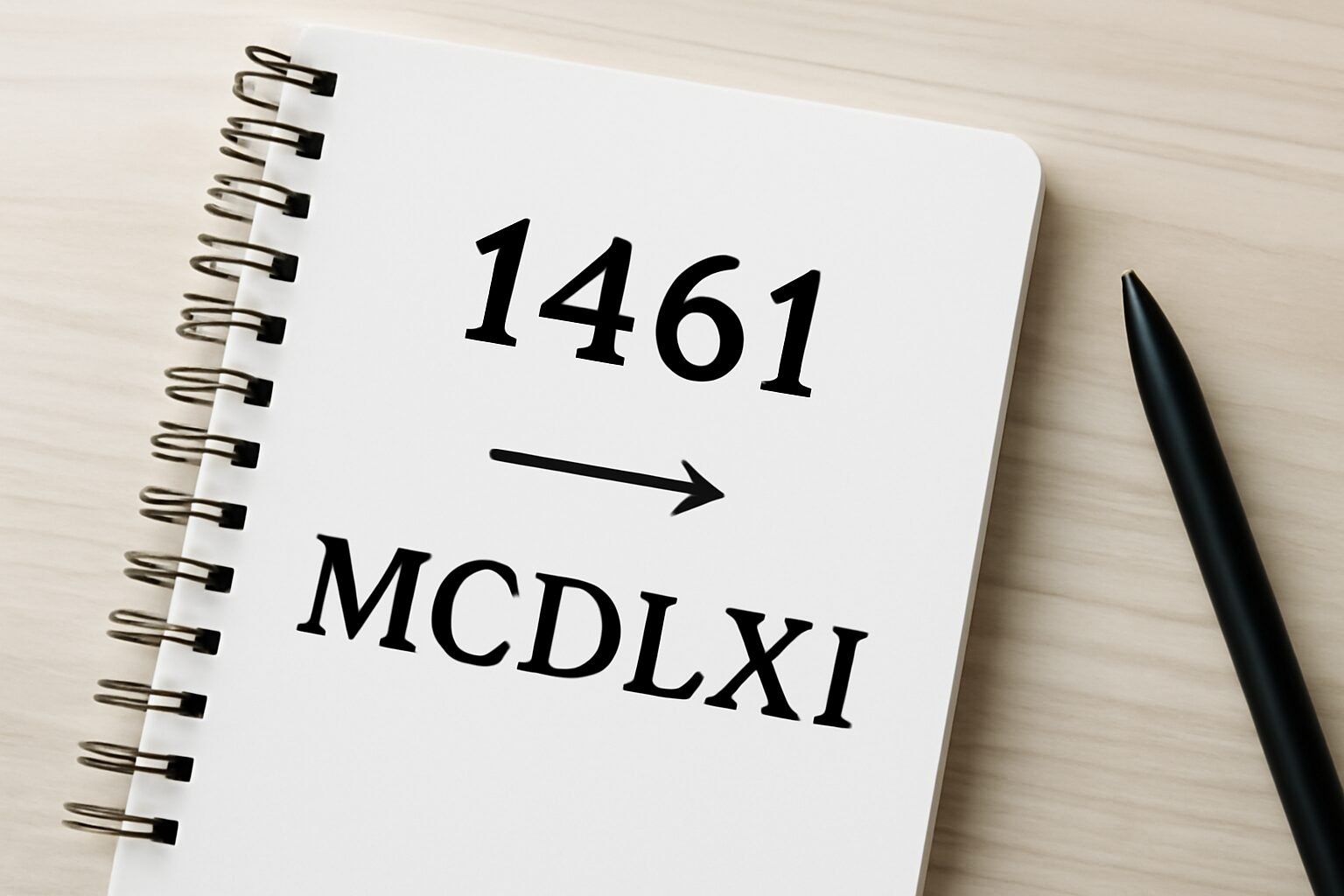 Roman Numerals: 1461
