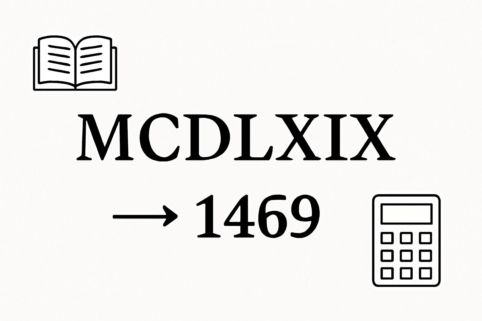 Roman Numerals: 1469