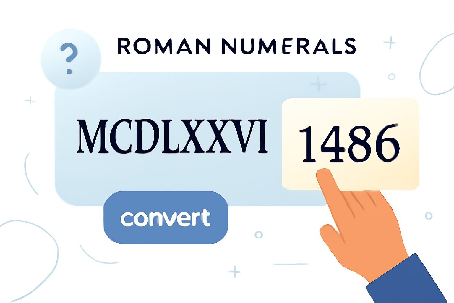 Roman Numerals: 1486