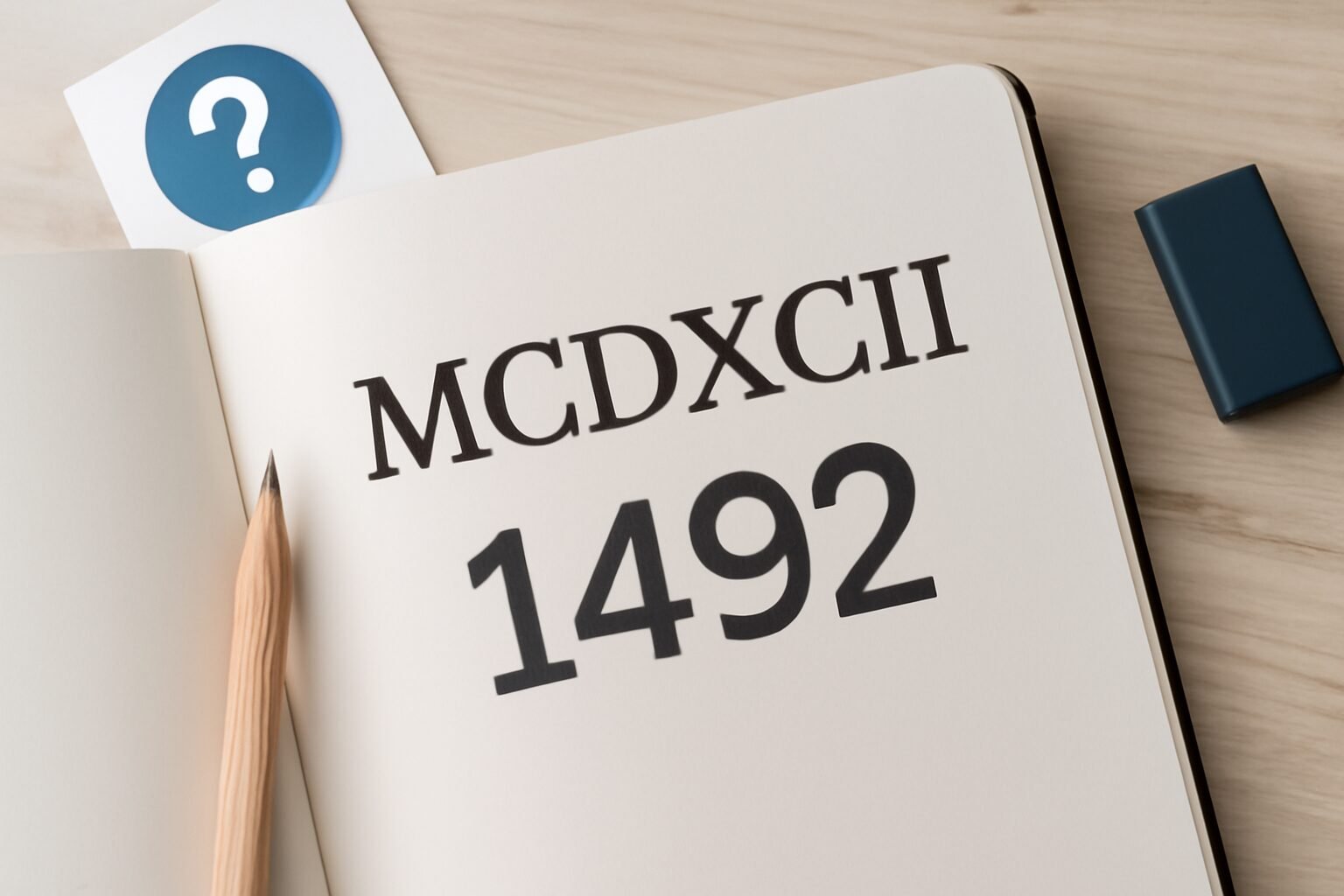 Roman Numerals: 1492