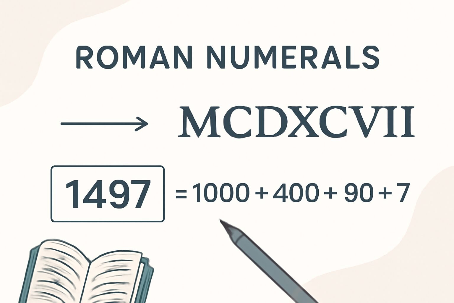 Roman Numerals: 1497