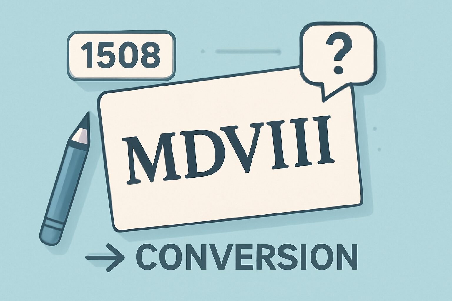 Roman Numerals: 1508