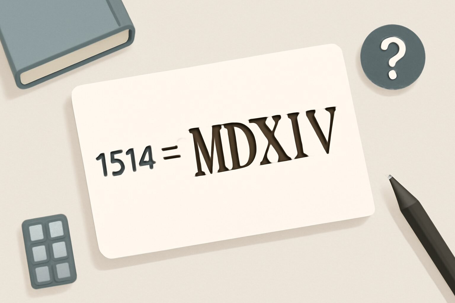 Roman Numerals: 1514