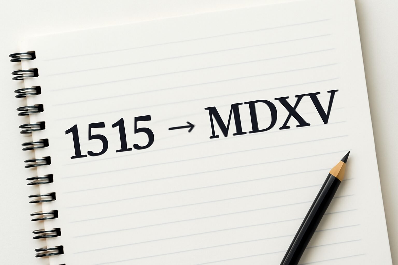 Roman Numerals: 1515