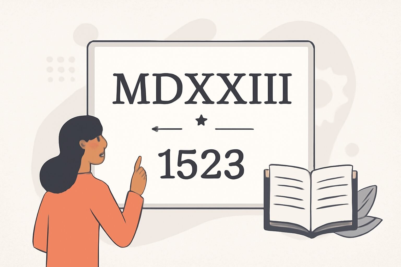 Roman Numerals: 1523